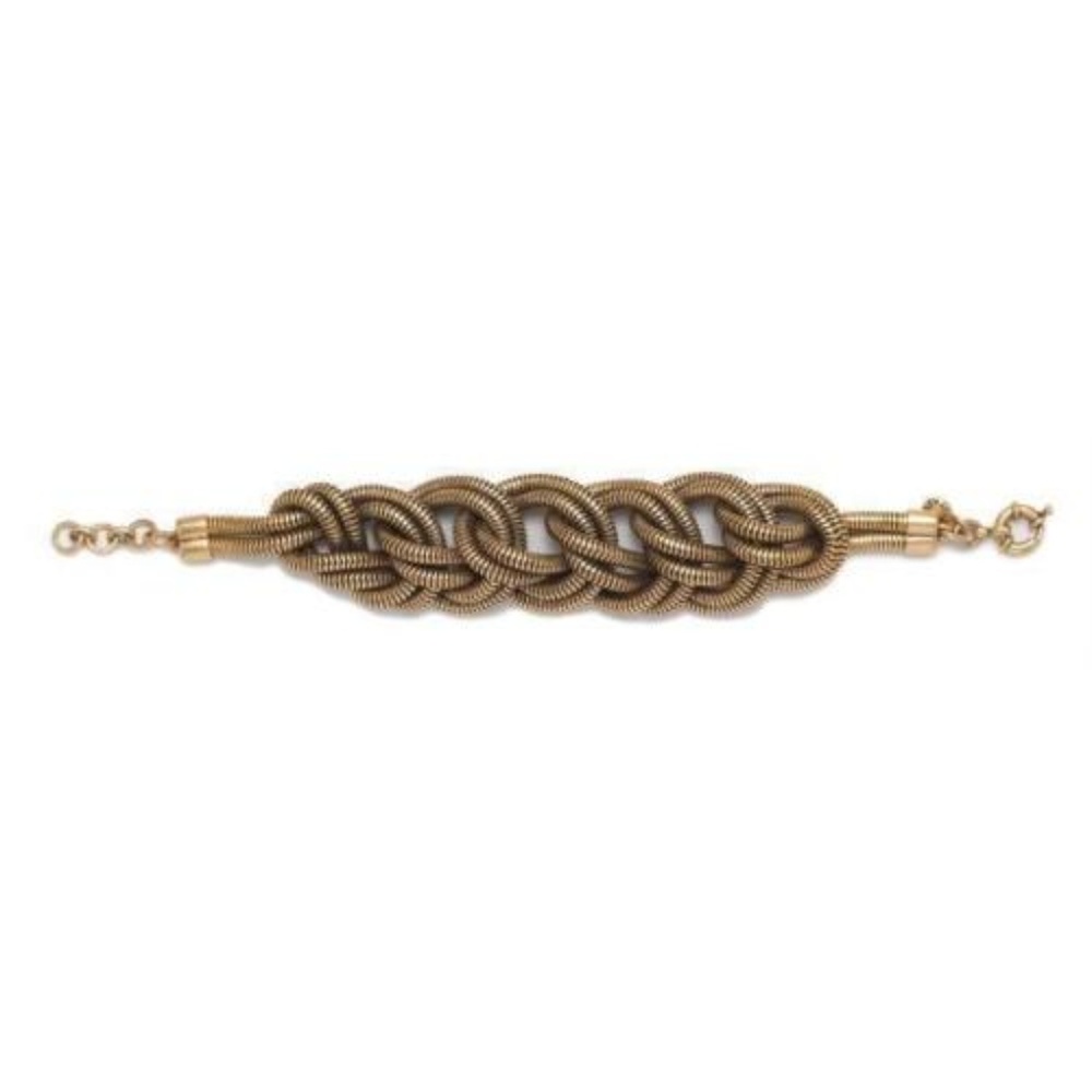 New J.Crew Braided Brass Rope bracelet